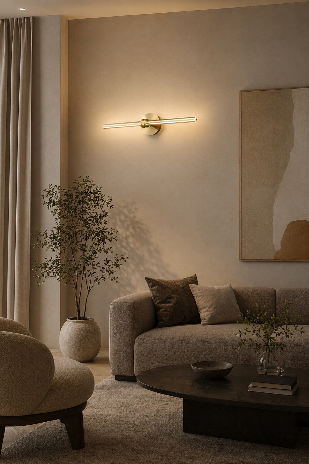 Linear Crystal Wall Sconces: Vanity Mounting Heights, Hallway Rhythm, and Glare-Free Glass Diffusion