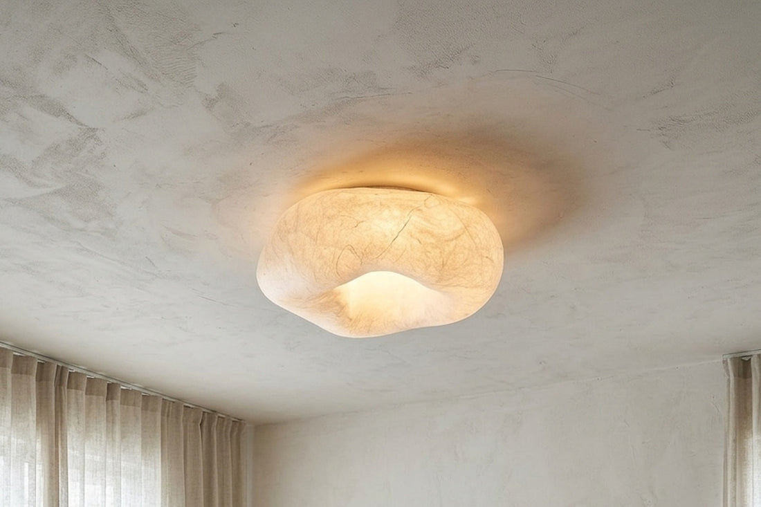 Sculptural Cloud Form and Ambient Silk Glow: The Handmade Mulberry Silk Ceiling Light Guide