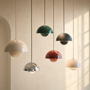 Flowerpot Dome Pendant Light color collection on a warm beige background