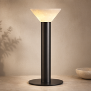 Modern Alabaster Bowl LED Table Lamp - 01 01-hero-product-workflow-approved