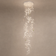 Floating Orchid Ceramic Grand Cascade Chandelier hero product