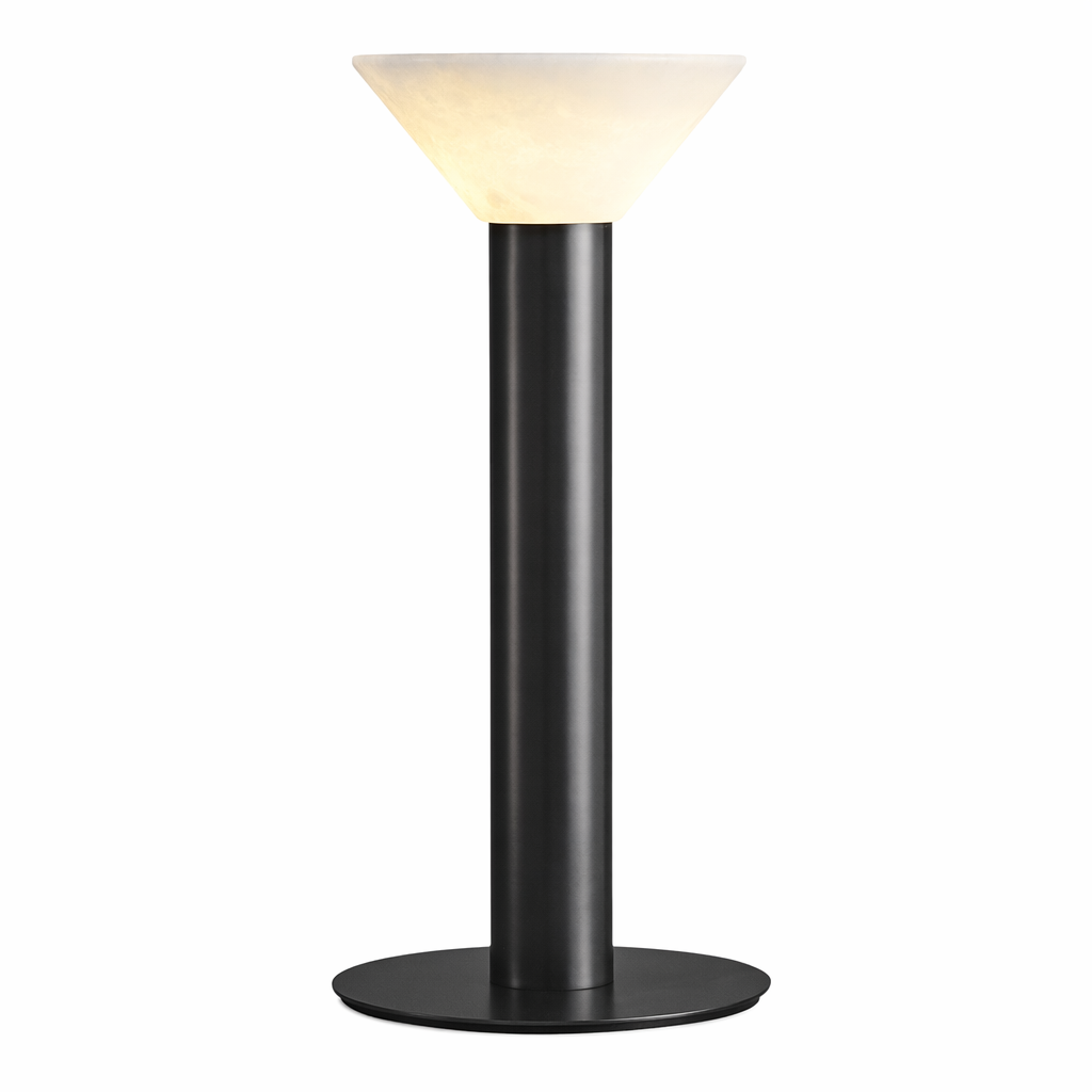 Modern Alabaster Bowl LED Table Lamp - 01 01-hero-product