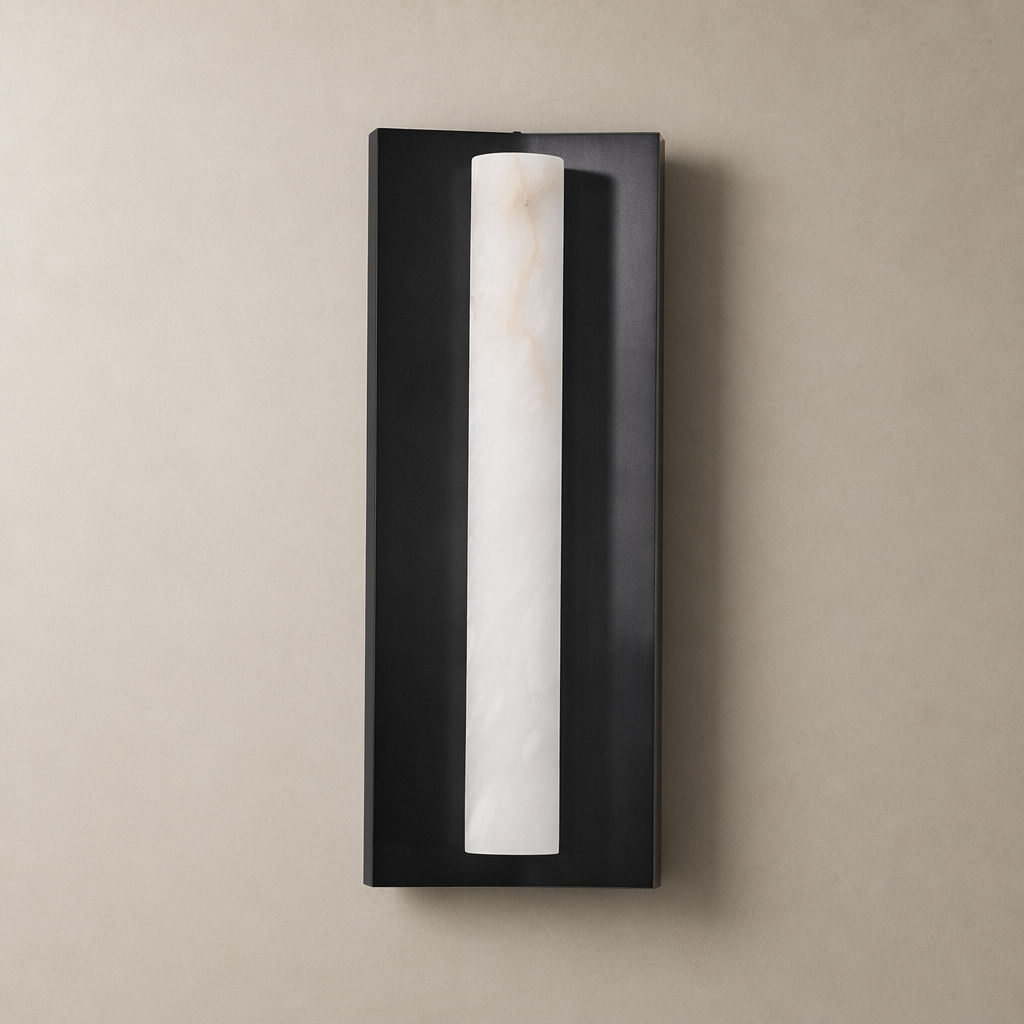 Modern Alabaster Wall Sconce - generated main 01 01-hero-product