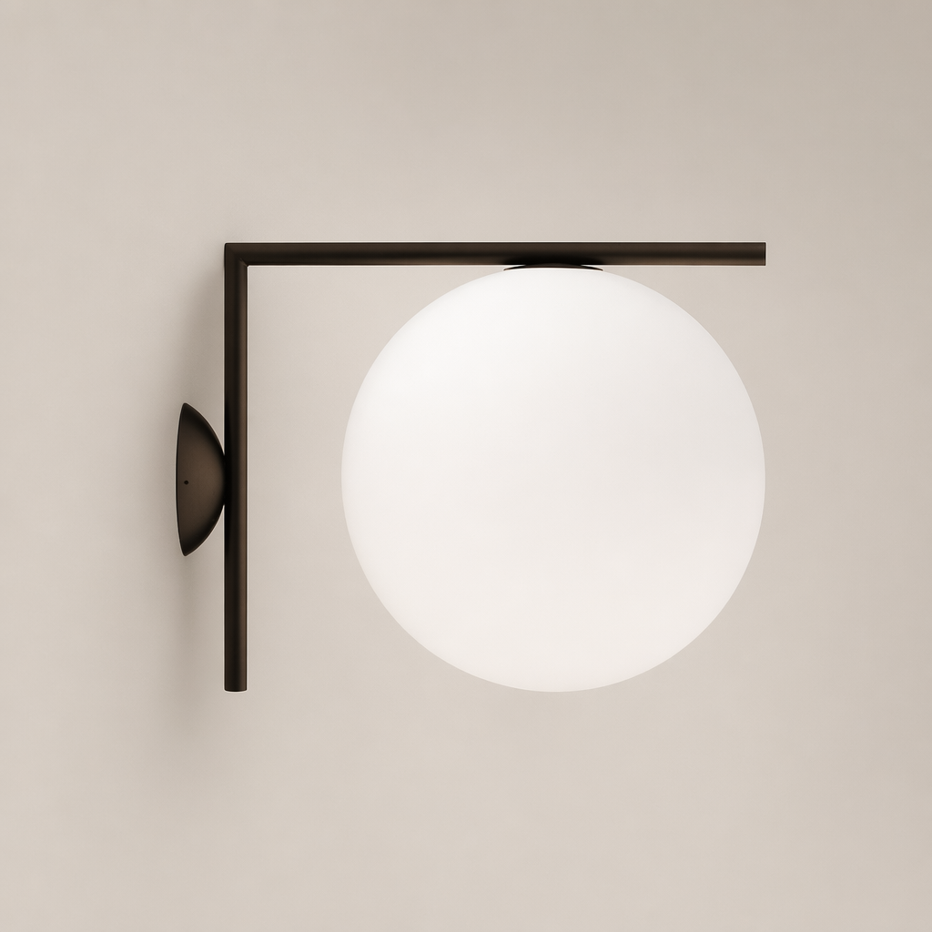 Modern Globe Arm Wall Sconce - generated main 01 01-hero-product