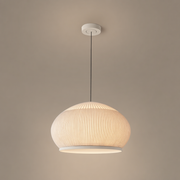 Modern Ribbed Dome Pendant Light - 01 01-hero-product