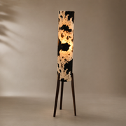 Modern Cowhide Cylinder Floor Lamp - 01 01-hero-product