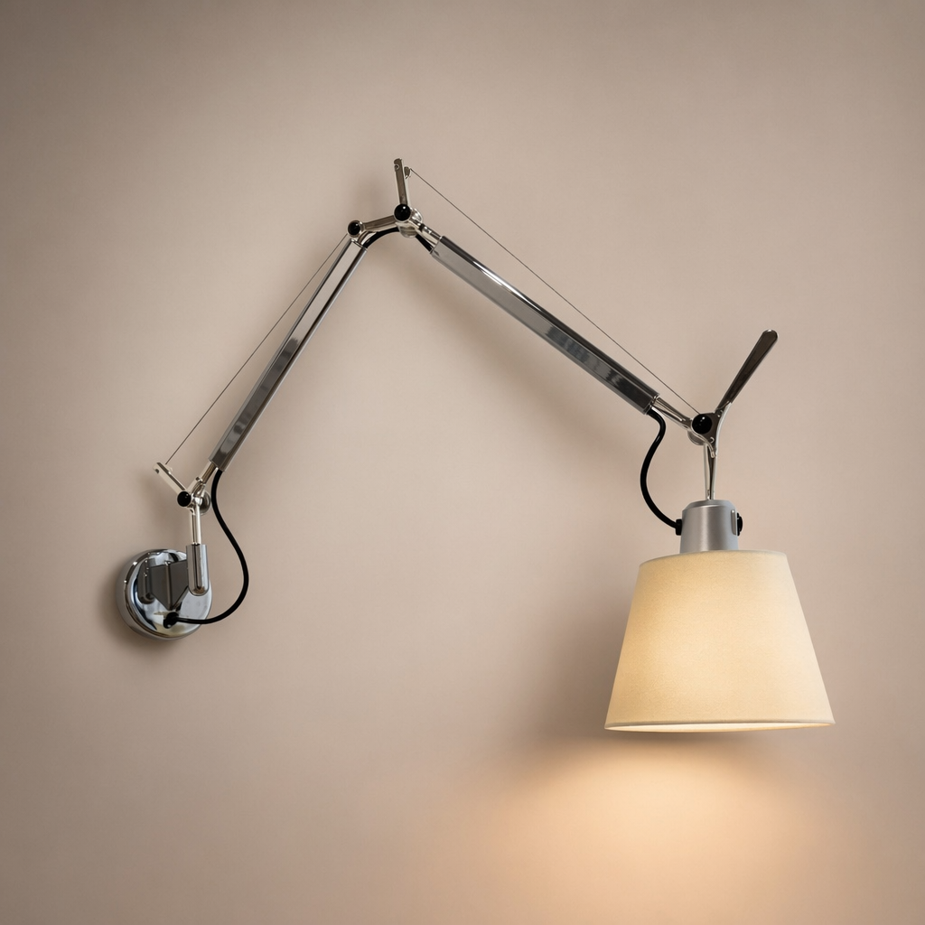 Modern Adjustable Swing Arm Wall Sconce - 01 01-hero-product