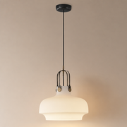 Modern Glass Dome Pendant Light - generated workflow 01 01-hero-product