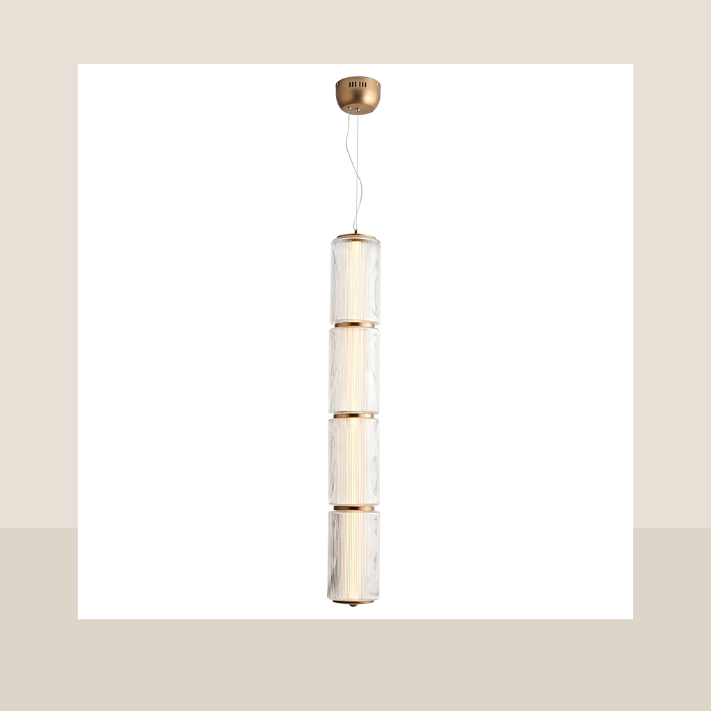Modern Vertical Multi-Head Wall Sconce - 01 warm beige hero