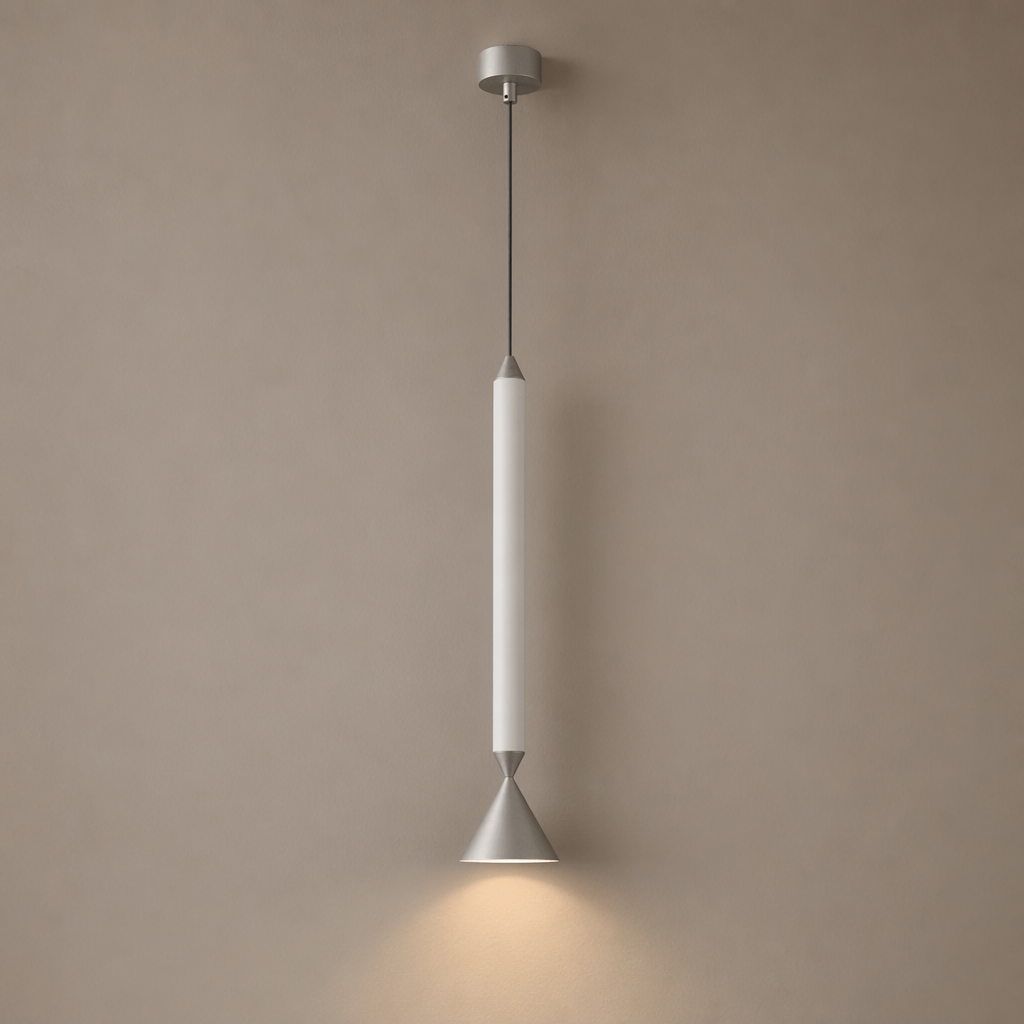 Modern Slim Cone Mini Pendant Light - 01 01-hero-product