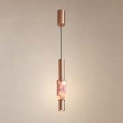 Modern Crystal Cylinder Pendant Light - generated main 01 01-hero-product
