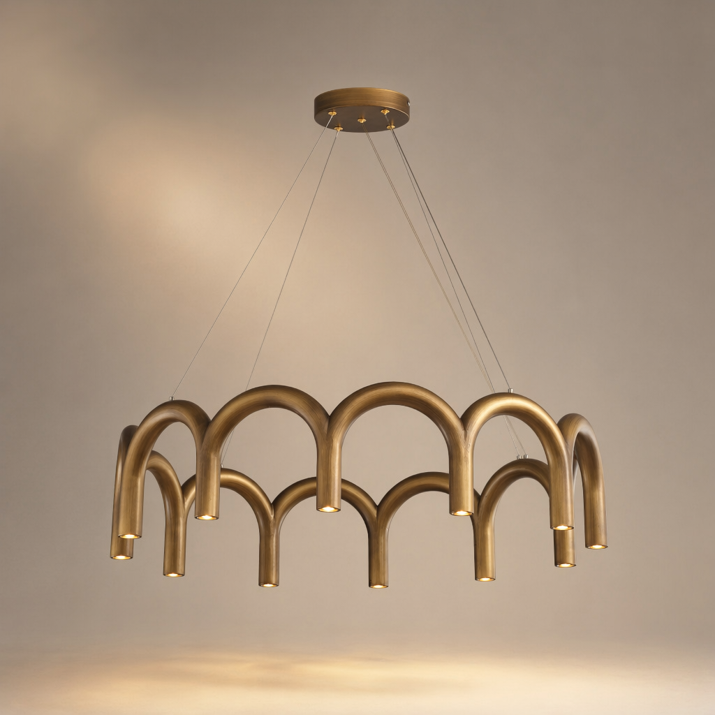 Modern Arched Multi-Light Chandelier - 01 01-hero-product