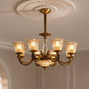 Baroque Floral Glass Chandelier - 01 01-hero-product
