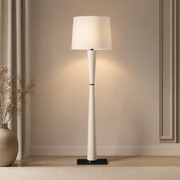Modern Tapered Fabric Shade Table and Floor Lamp - 01 01-hero-product