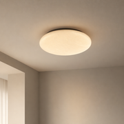 Modern Mulberry Silk Ceiling Light in White - product image 01