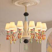 Pastel Ceramic Single-Tier Chandelier hero product