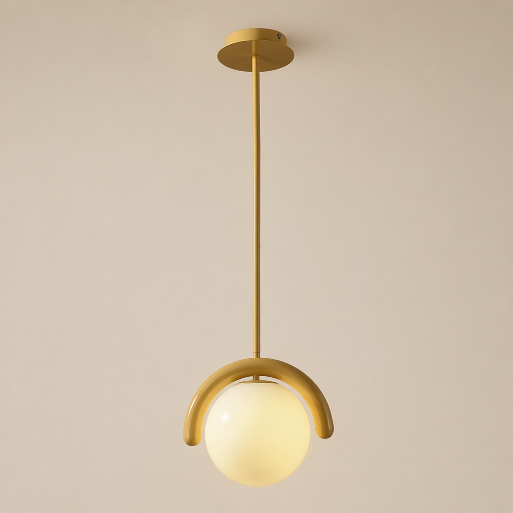 Modern Gold Globe Pendant Light - generated main 01 01-hero-product