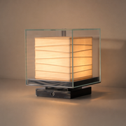 Modern Square Glass Table Lamp - 01 01-hero-product