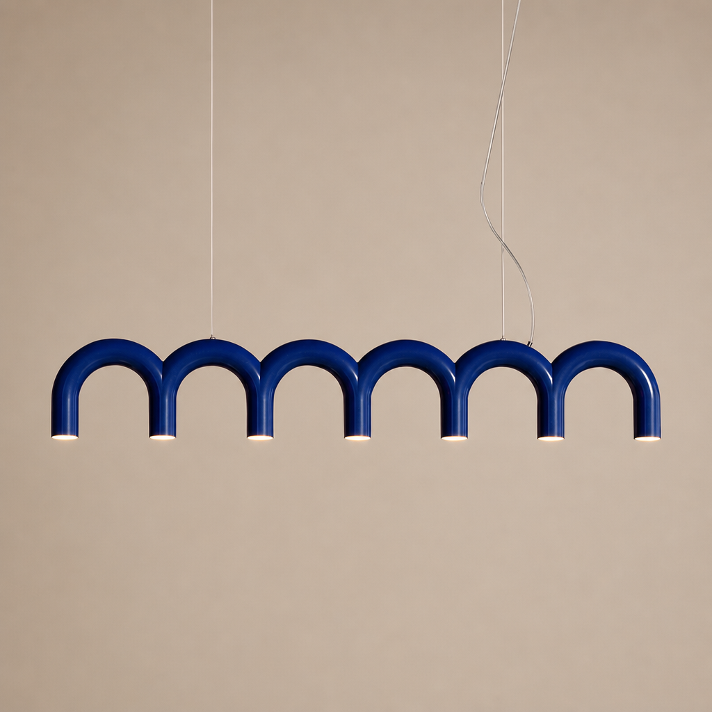 Colorful Wave Linear LED Pendant Light - generated main 01 01-hero-product