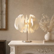 Sculptural Ceramic Petal Table Lamp hero product