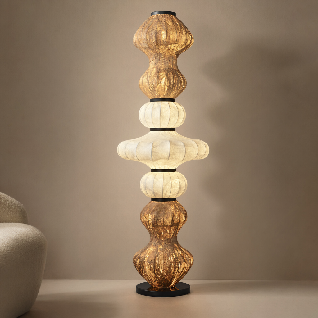 Sculptural Silk Floor Lamp - 01 01-hero-product