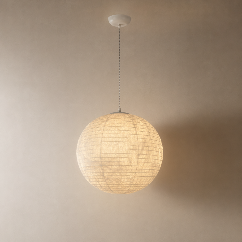 Modern Silk Globe Pendant Light - generated workflow 01 01-hero-product