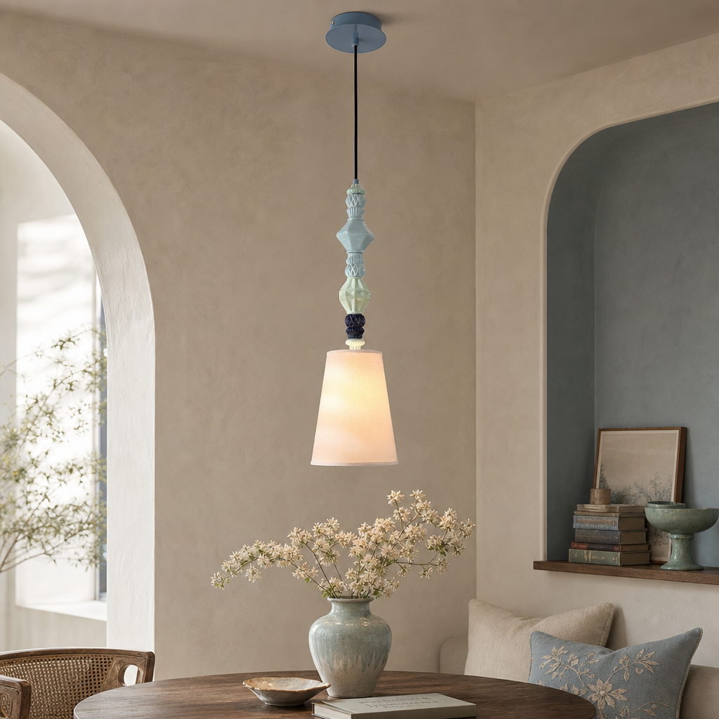 Cloud-Glaze Blue Ceramic Mini Pendant hero product