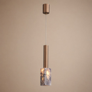 Modern Purple Crystal Cylinder Pendant Light - generated main 01 01-hero-product