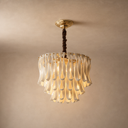 Ivory Ceramic Ribbon Mini Chandelier - 01 atlas clean hero