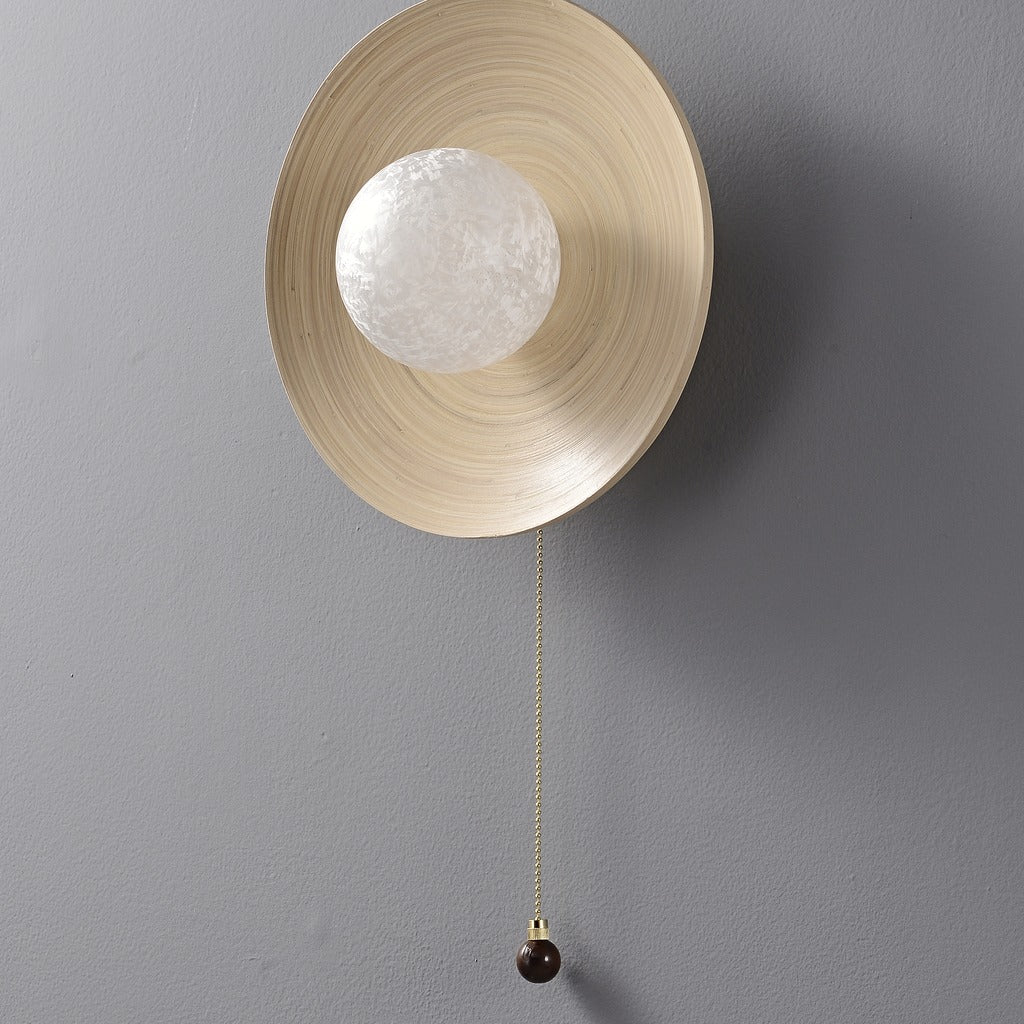 Modern Ice Texture Disc Wall Sconce - 06 01-real-square-12-12-158