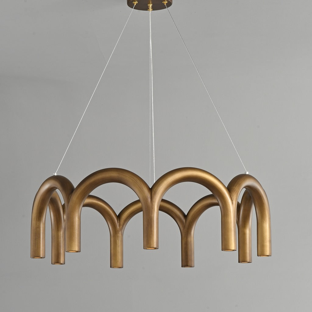 Modern Arched Multi-Light Chandelier - 06 01-real-square-4-29--124