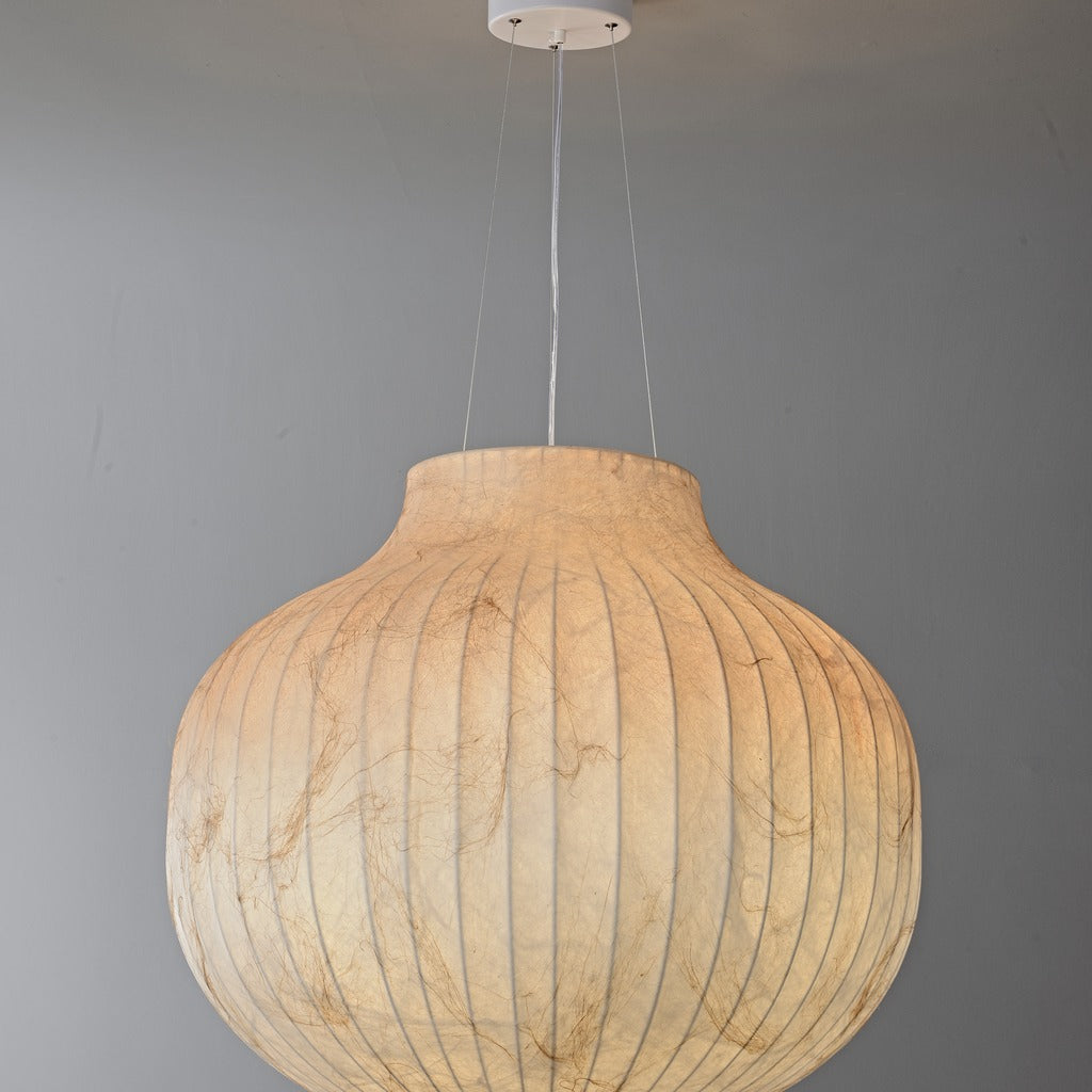 Modern Ribbed Silk Globe Pendant Light - 06 01-real-square-6-9-41