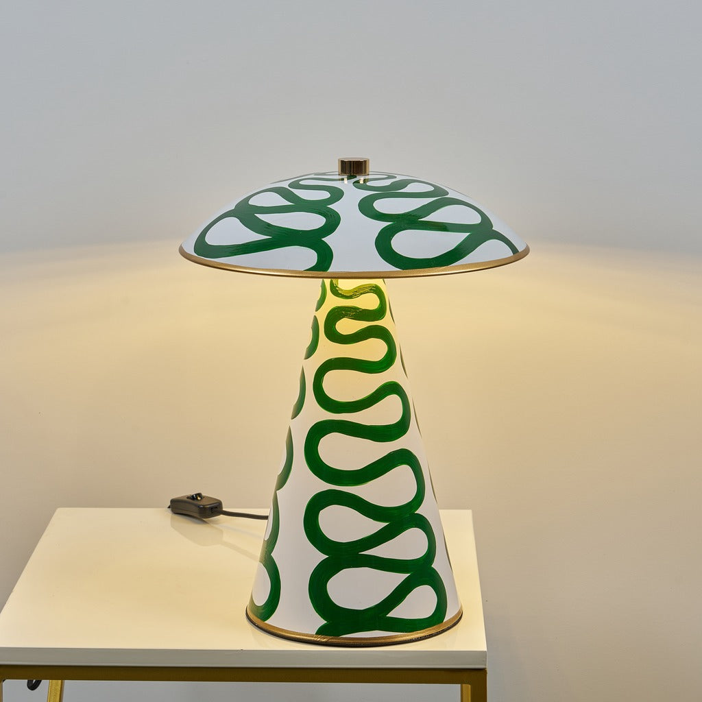 Modern Painted Mushroom Table Lamp - 05 01-real-square-88880210-2