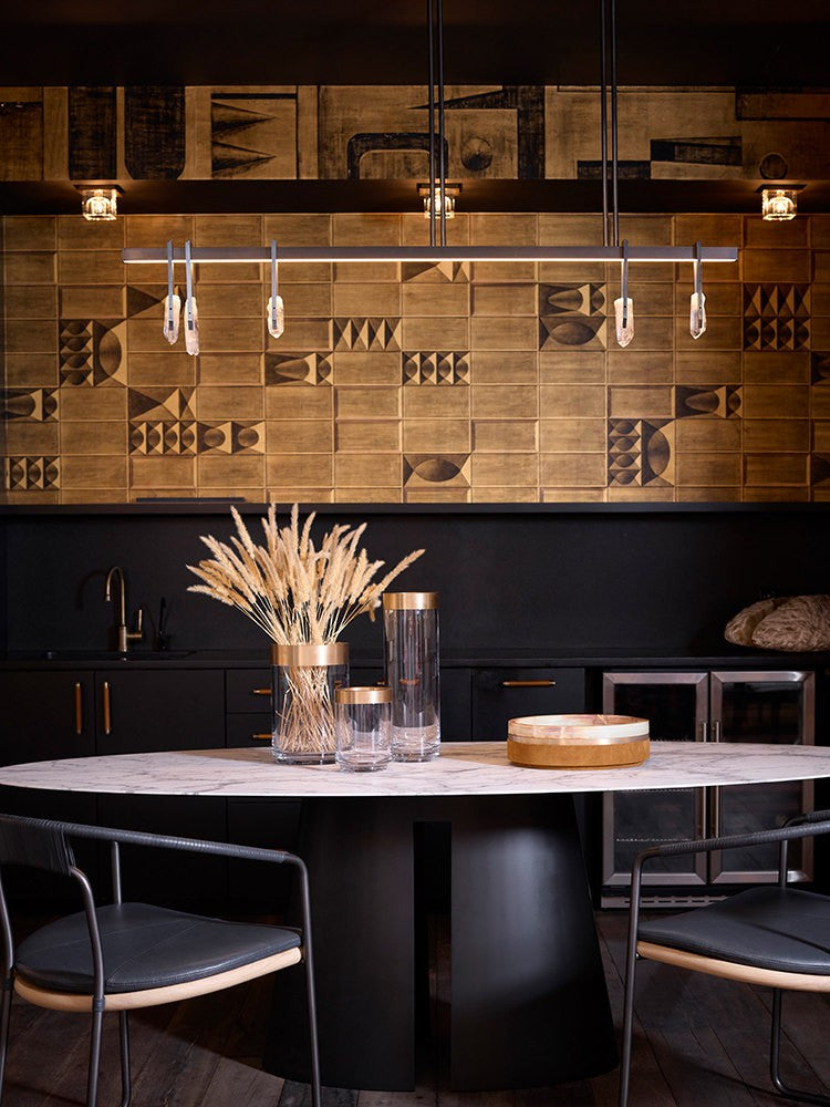 Modern Linear Crystal LED Island Chandelier - 01 01-source-kitchen-island-scene