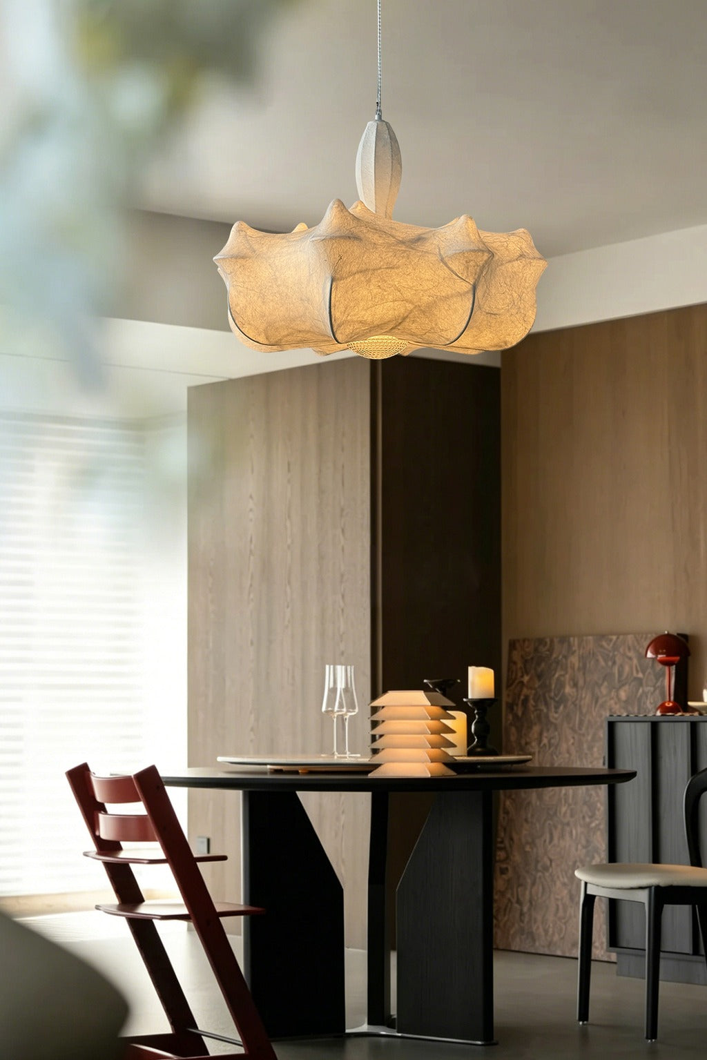 Modern Wavy Silk Chandelier - 02 01-source-scene-1
