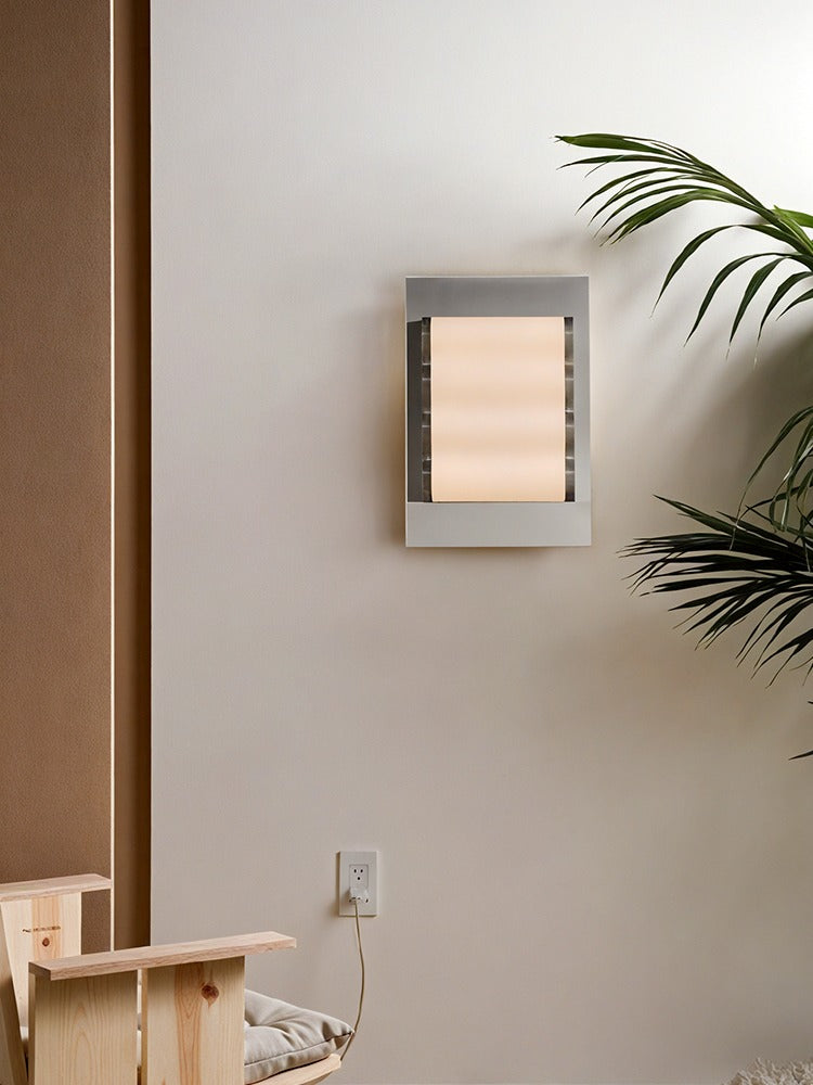 Modern Ribbed Square Wall Sconce - 02 01-source-scene-1