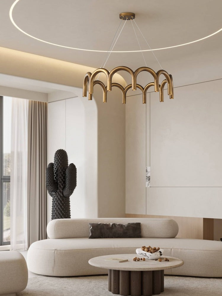 Modern Arched Multi-Light Chandelier - 02 01-source-scene-1