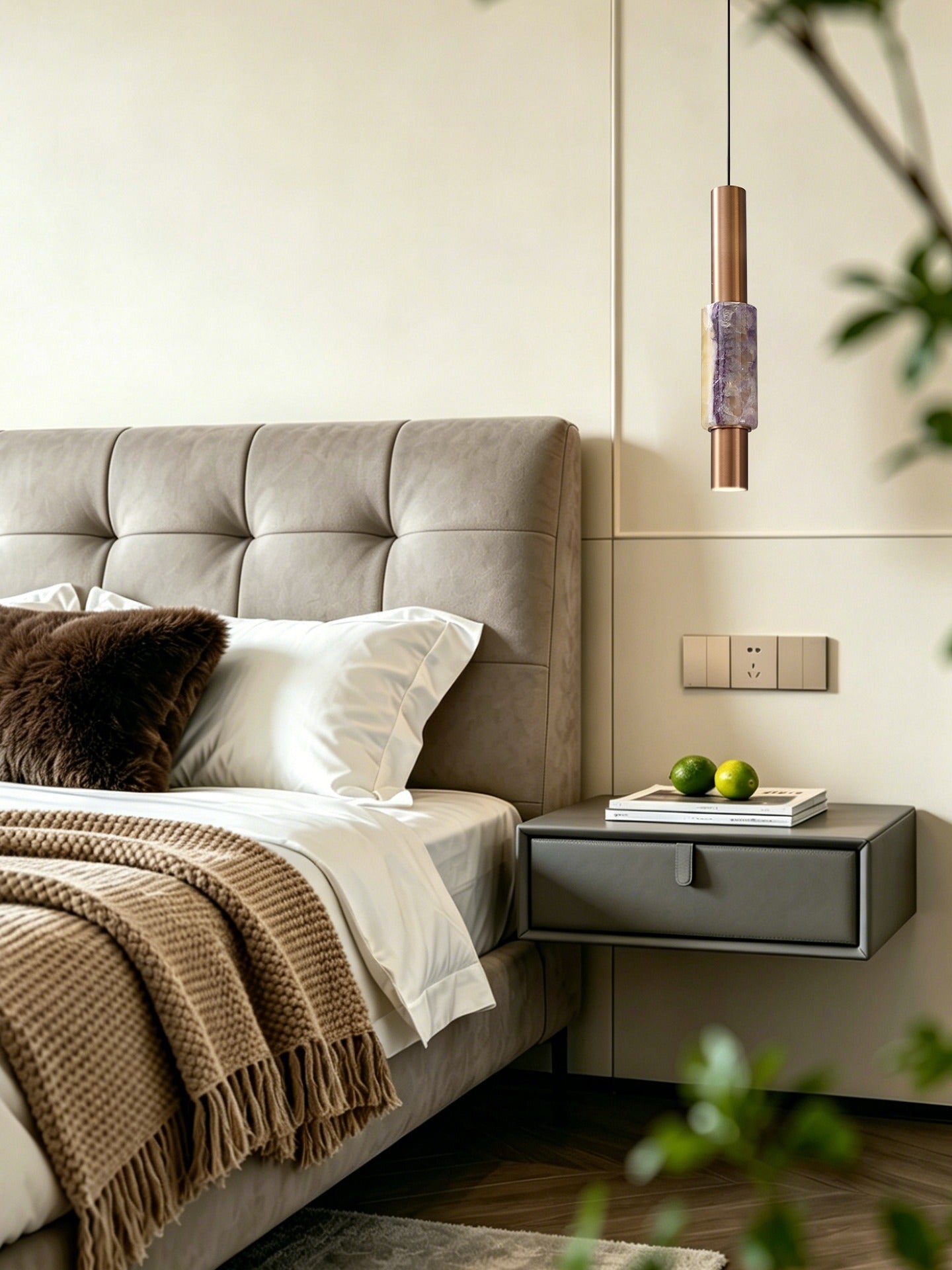 Modern Crystal Cylinder Pendant Light - 12 01-source-scene-1