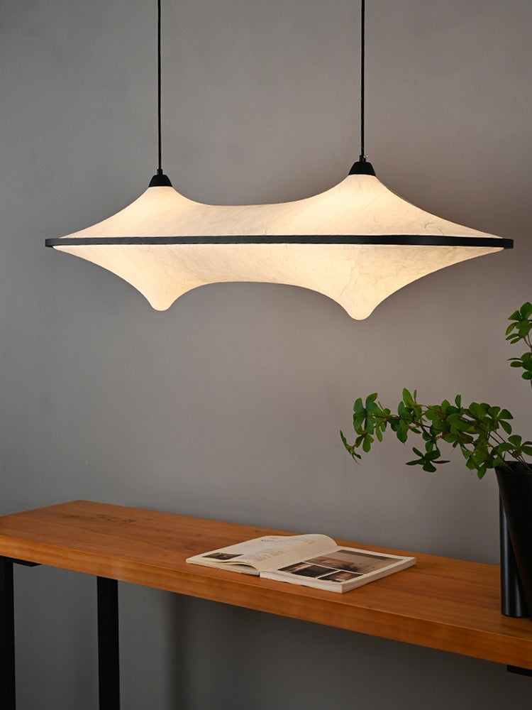 Sculptural Fabric Linear LED Pendant Light - 12 01-source-scene-1