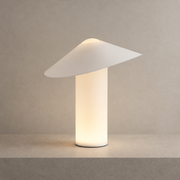 Velaire Sculptural Wing Table Lamp clean product hero with complete base on a visible surface