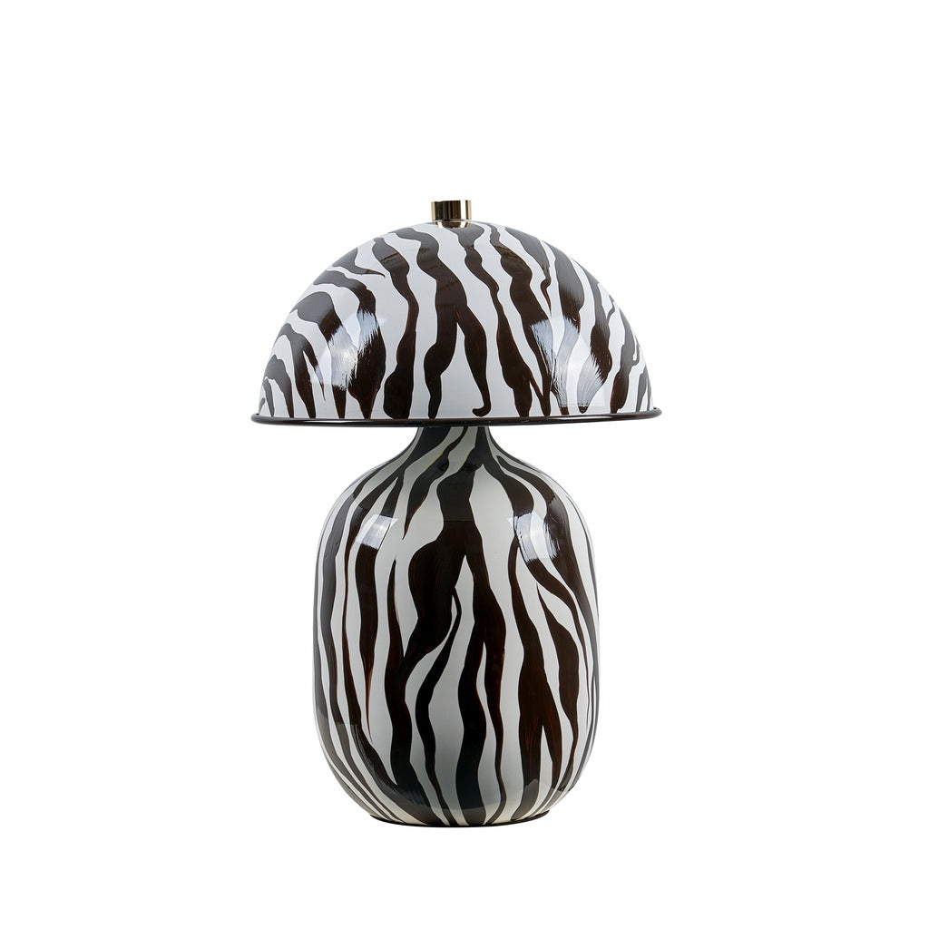Modern Patterned Mushroom Table Lamp - 25 01-white-background-1
