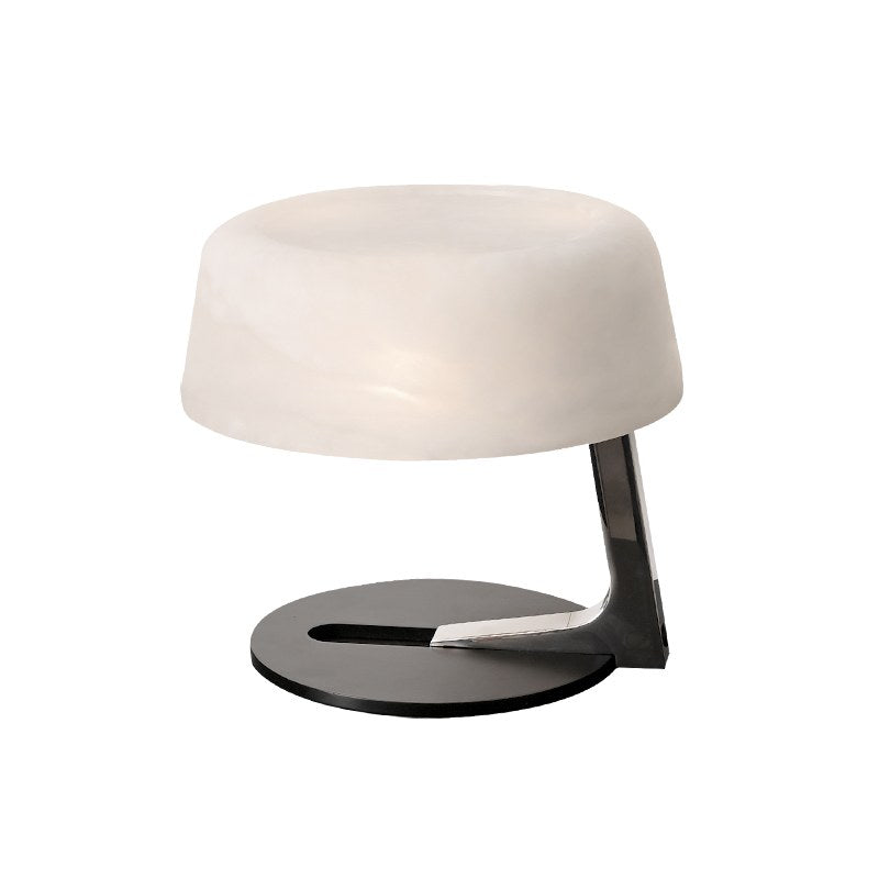 Modern Alabaster Table Lamp in Black and Chrome - 01 01-white-background-alabaster-table-lamp-small