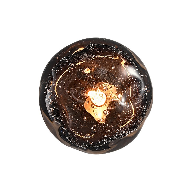 Modern Crystal Glass Globe Wall Sconce - 01 01-white-background-crystal-glass-globe-wall-sconce-brown