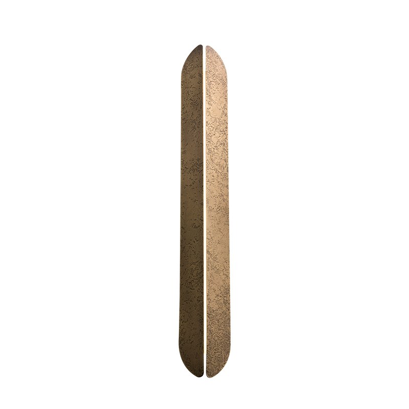 Modern Etched Brass Linear Wall Sconce in Antique Brass - 01 01-white-background-etched-antique-brass-linear-wall-sconce
