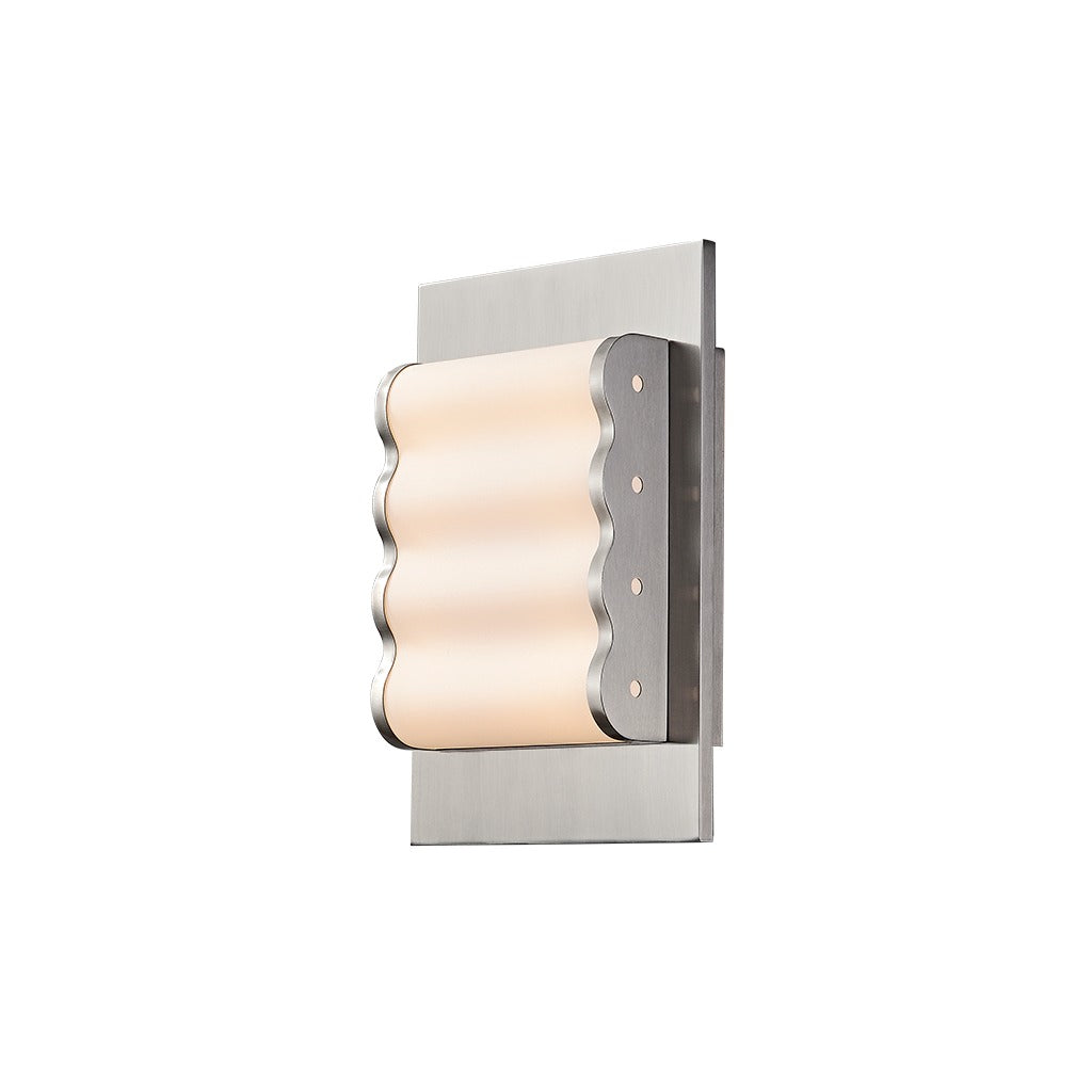 Modern Ribbed Square Wall Sconce - 13 01-white-background-image