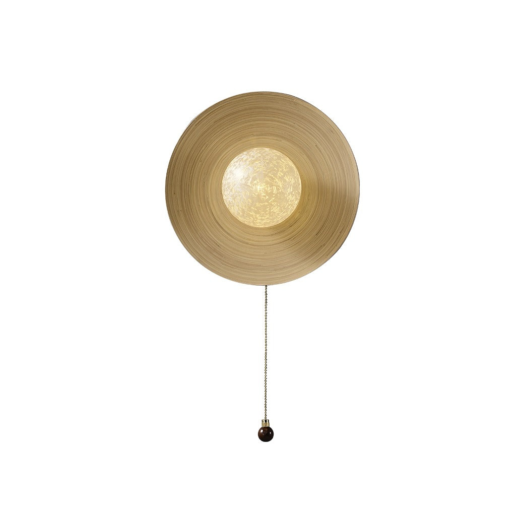 Modern Ice Texture Disc Wall Sconce - 13 01-white-background-image