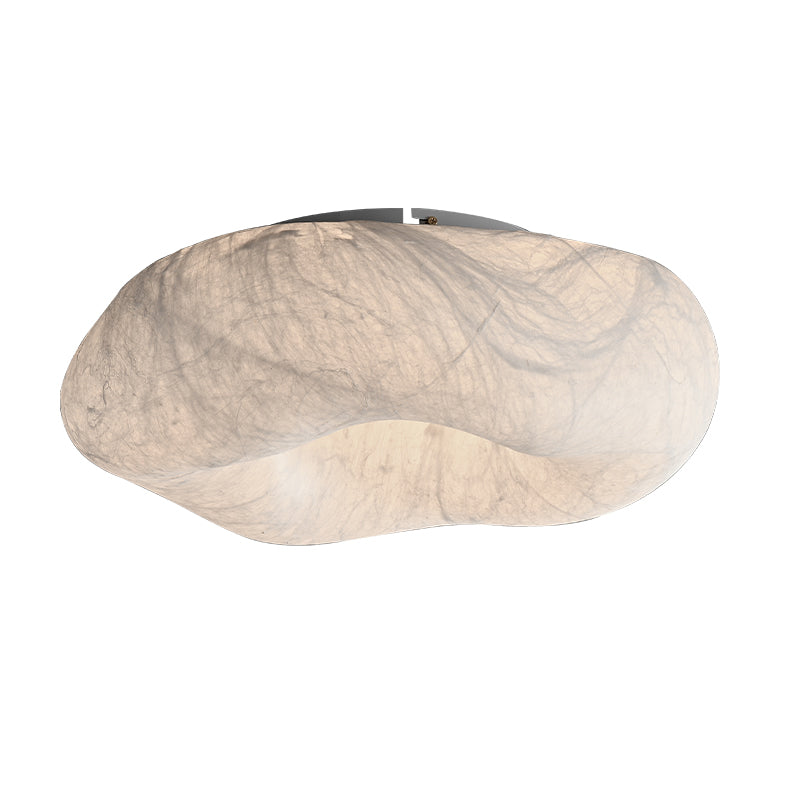 Handmade Mulberry Silk Cloud Ceiling Light in White - 01 01-white-background-mulberry-silk-cloud-ceiling-light