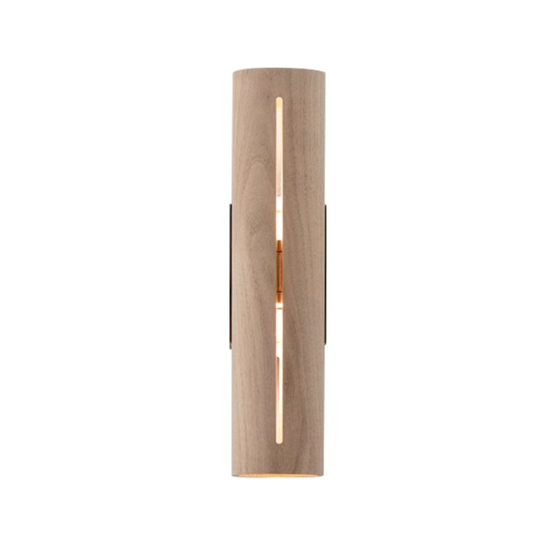 Modern Solid Wood LED Wall Sconce - 01 01-white-background-solid-wood-led-wall-sconce