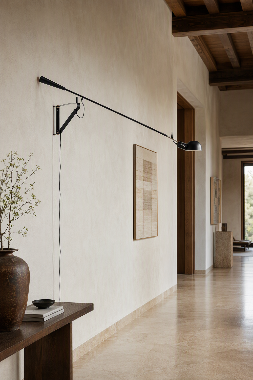 Colorful Swing-Arm Wall Lamp gallery 02 hallway wide daylight