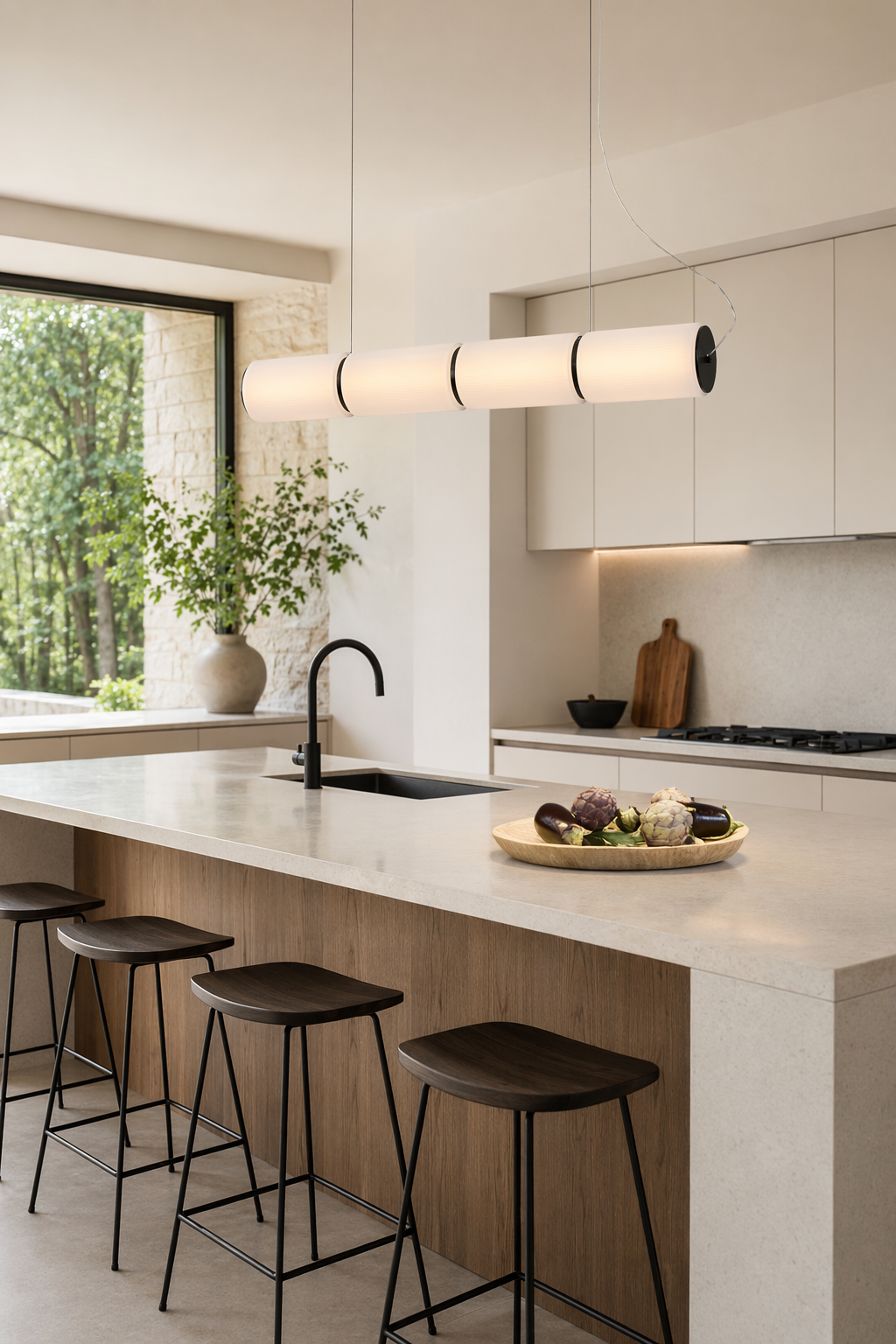 Modern Linear Multi-Head Pendant Light - generated workflow 02 02-kitchen-island-wide-daylight